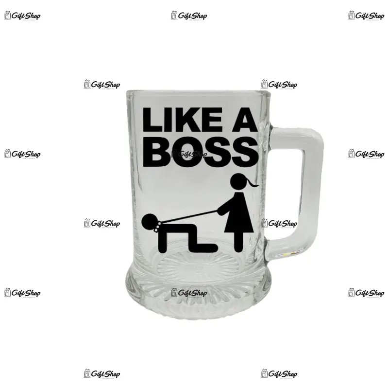 Like a boss, halba cu mesaj